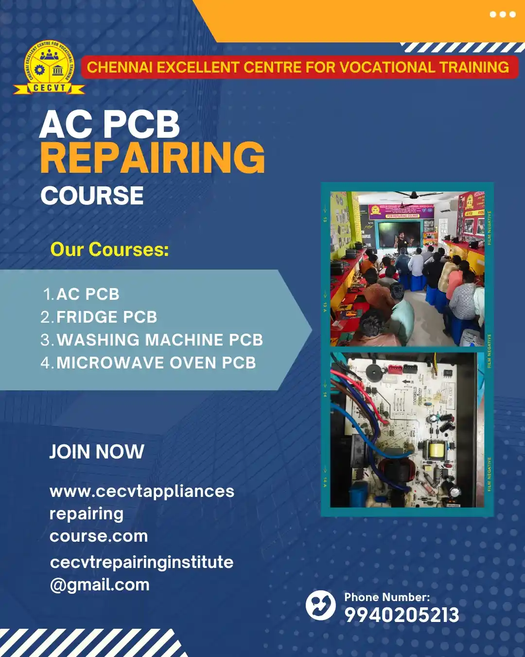 AC PCB Board Mechanic Course in West Delhi
