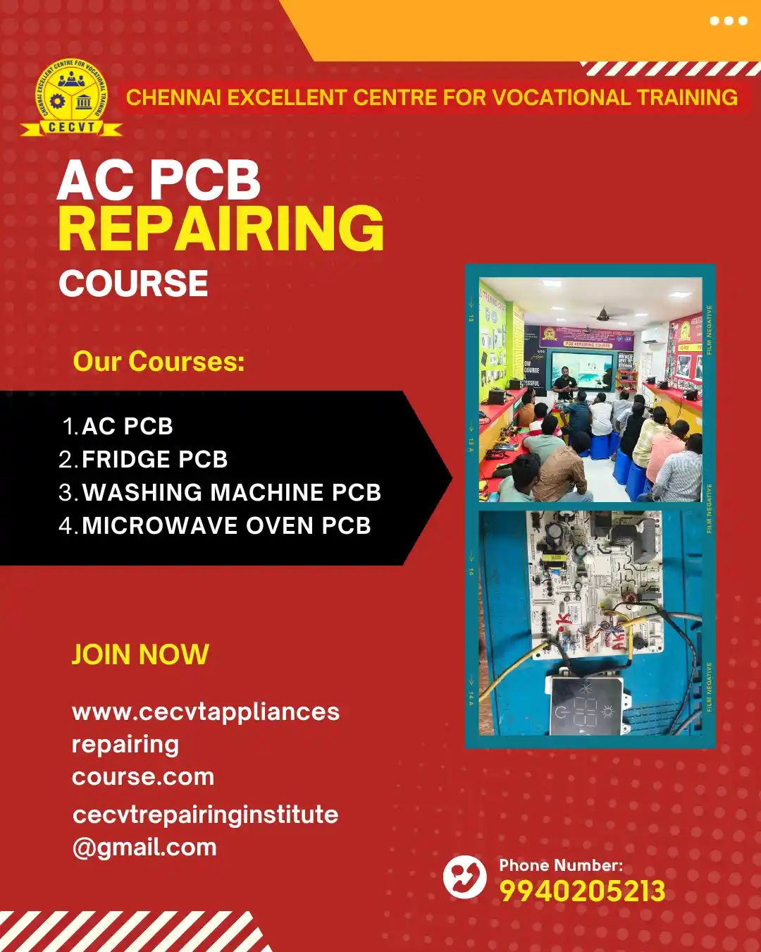 AC PCB Board Mechanic Course in West Delhi