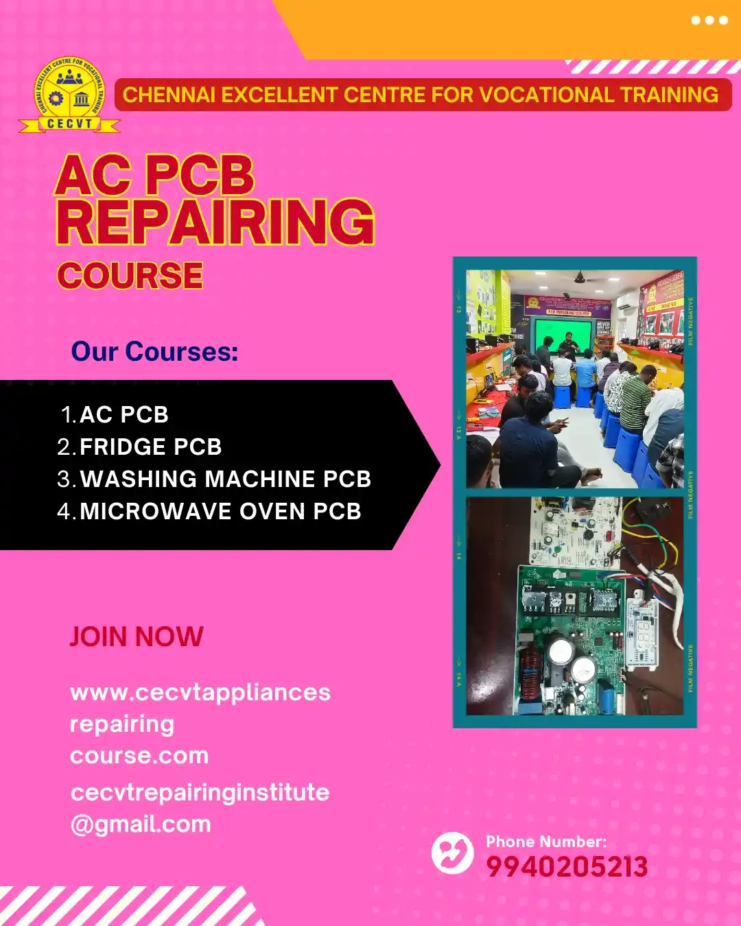 AC PCB Board Mechanic Course in West Delhi