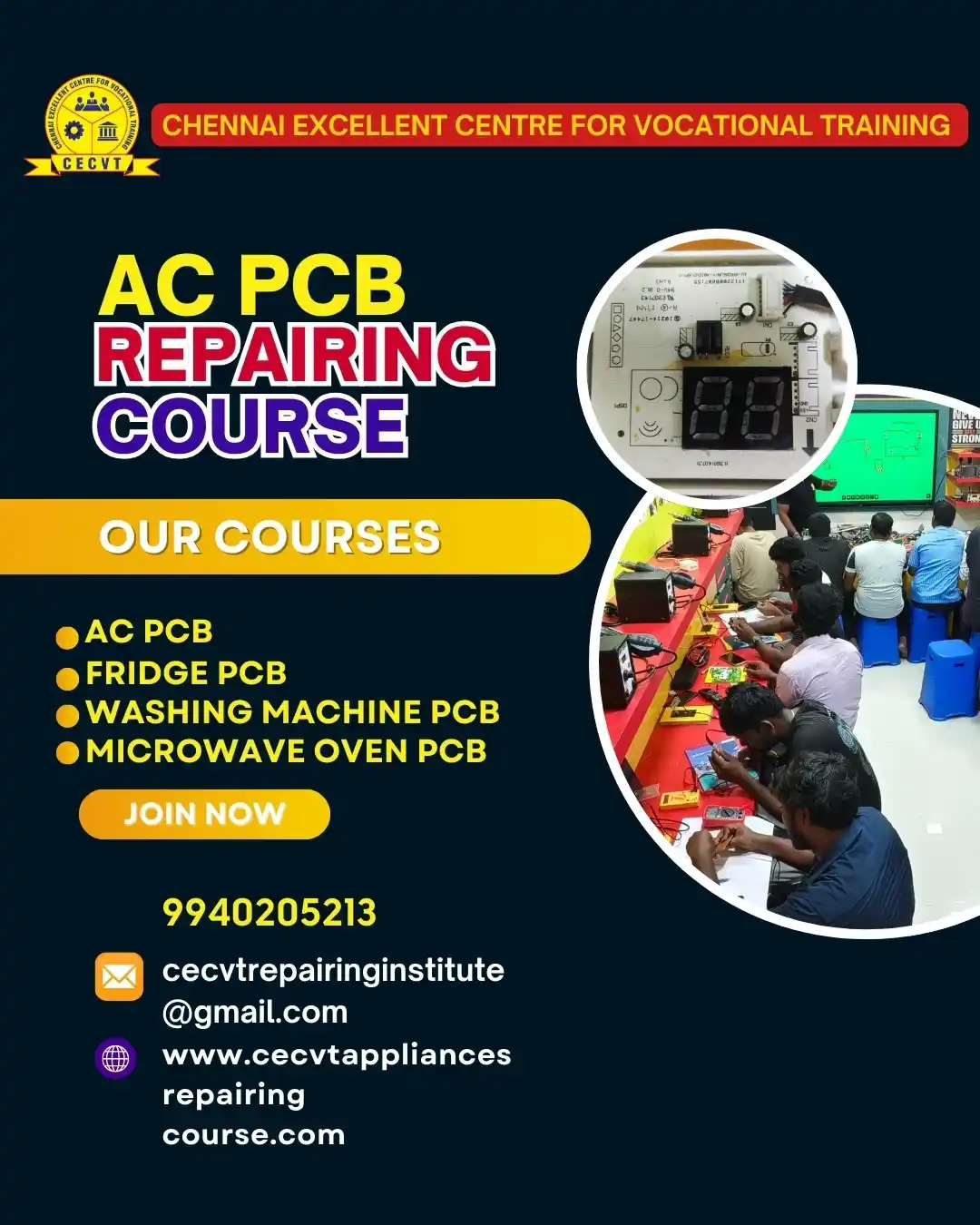 AC PCB Repairing Course in Anjaw, Arunachal Pradesh