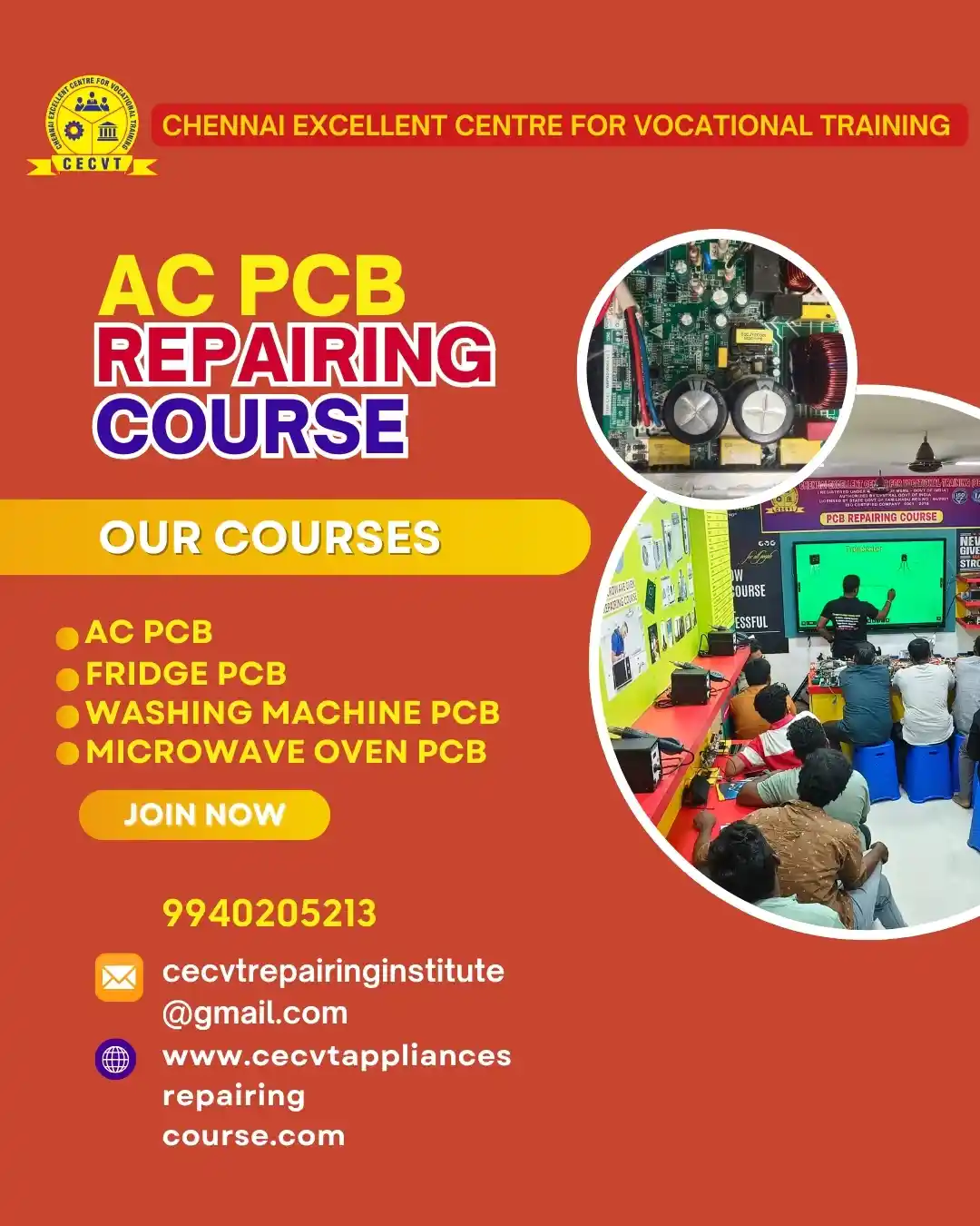 AC PCB Board Mechanic Course in Alipurduar West Bengal