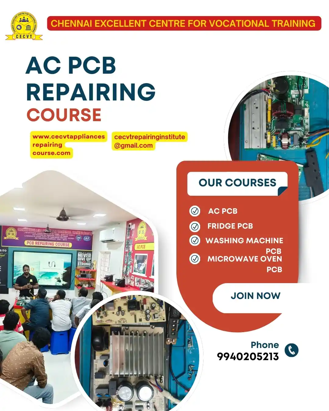 AC PCB Board Mechanic Course in Alipurduar West Bengal