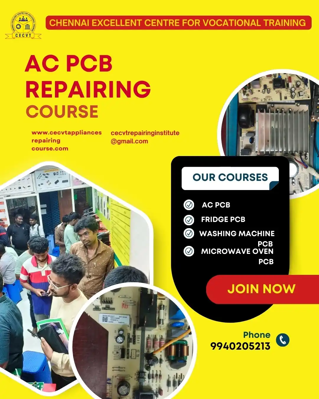 AC PCB Repairing Course in Anjaw, Arunachal Pradesh