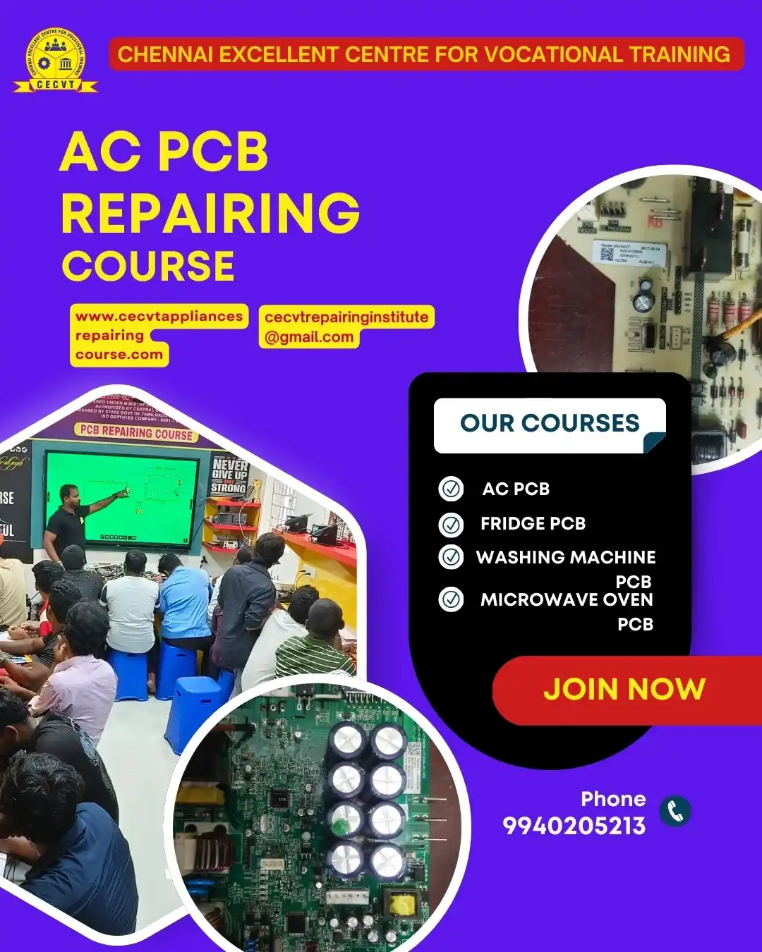 AC PCB Repairing Course in Ashrafpur Kichhauchha - Uttar Pradesh