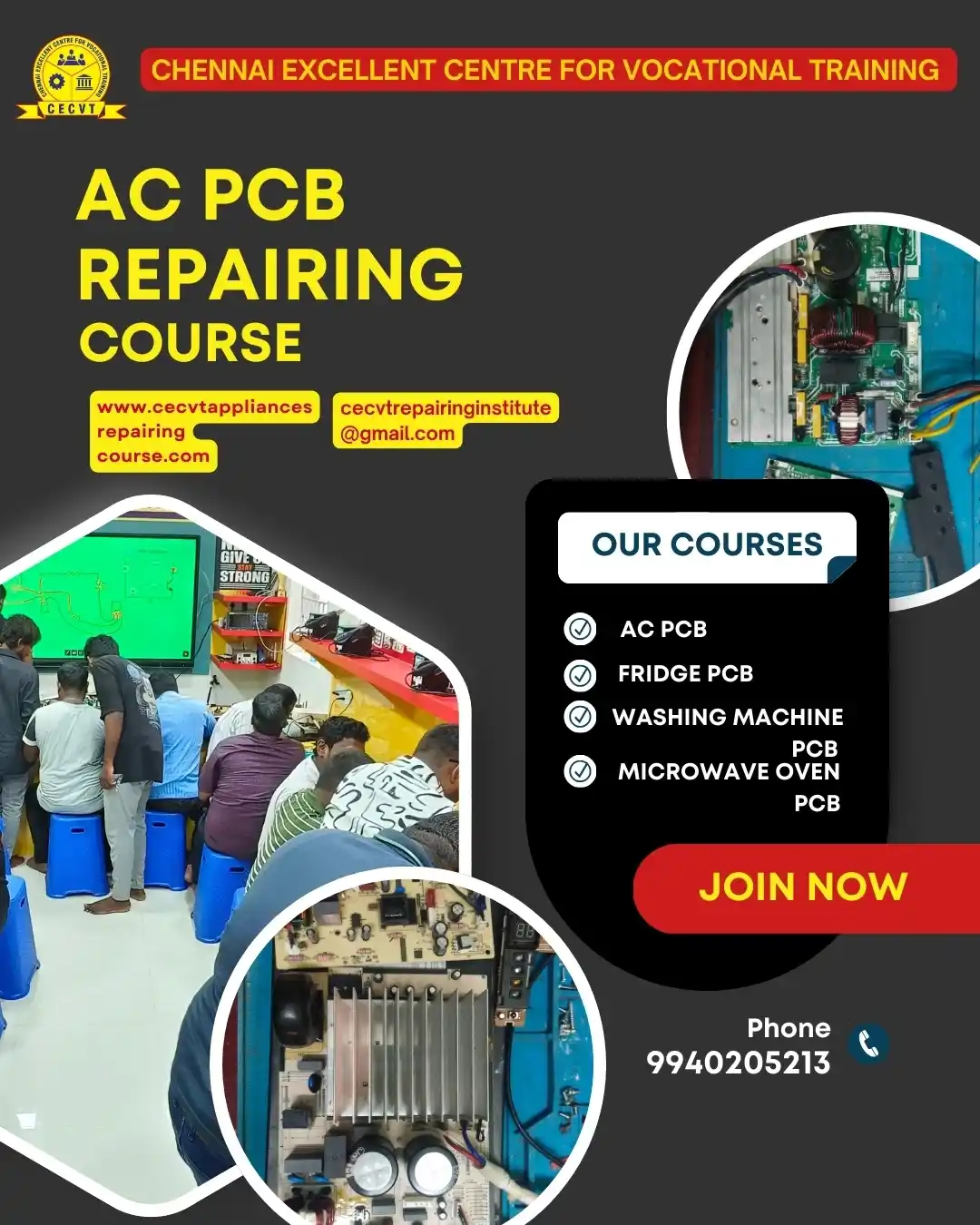 AC PCB Repairing Course in Bichom, Arunachal Pradesh