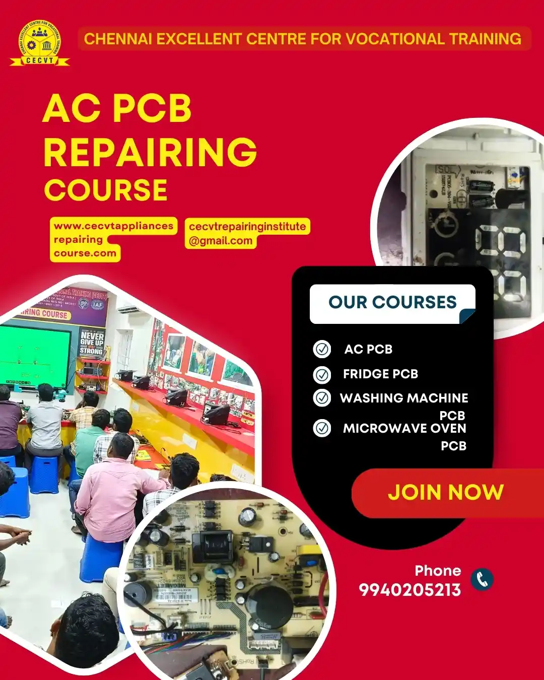AC PCB Board Mechanic Course in Bankura West Bengal