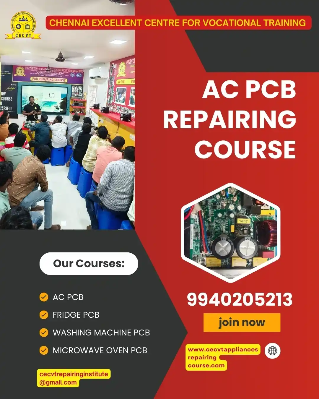 AC PCB Repairing Course in Bichom, Arunachal Pradesh