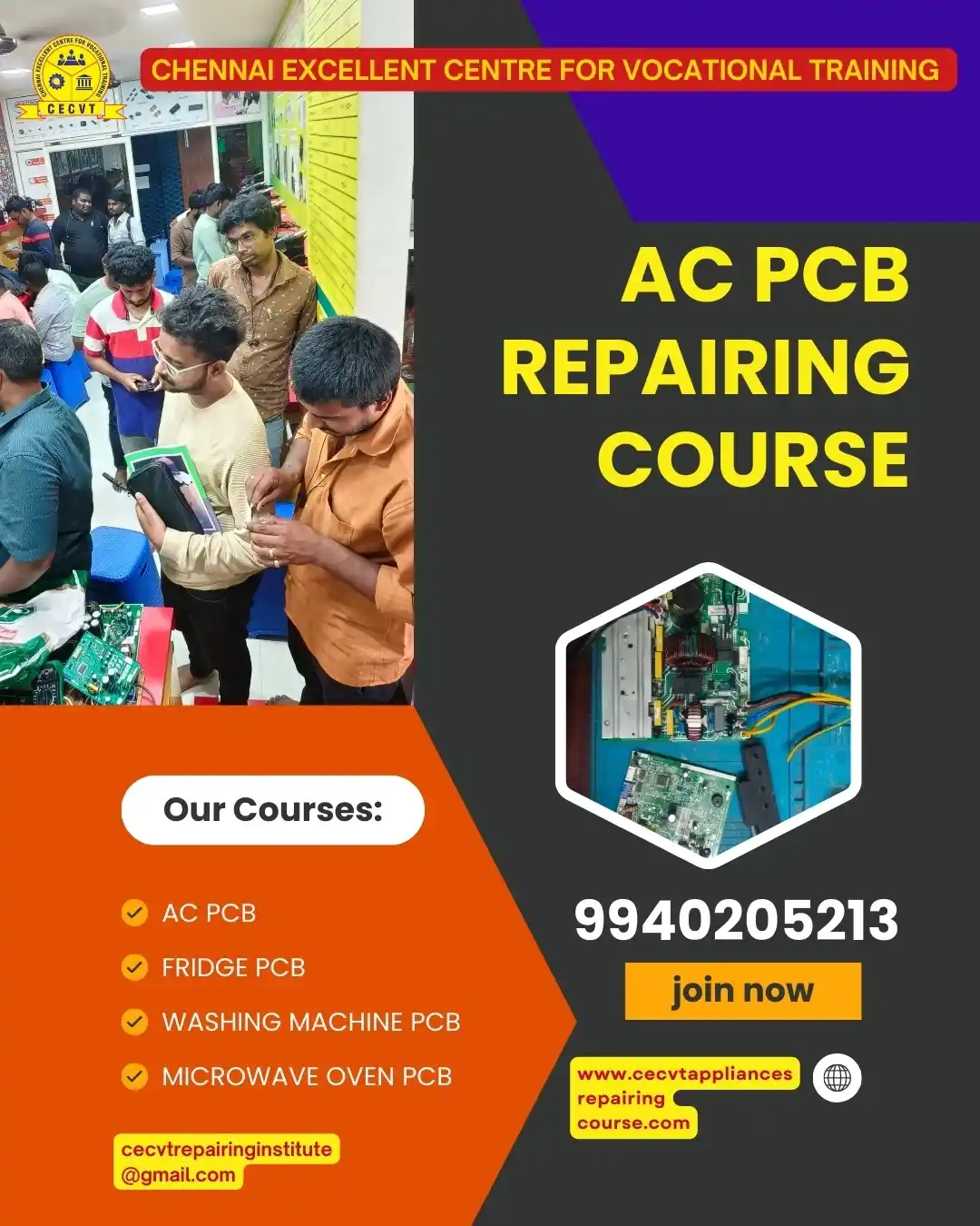 AC PCB Repairing Course in Changlang, Arunachal Pradesh