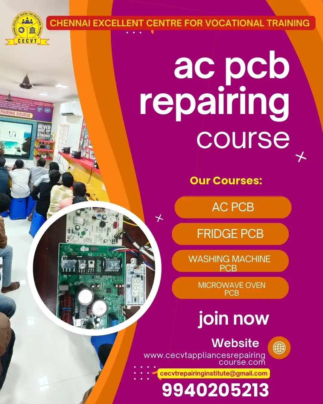 AC PCB Repairing Course in Changlang, Arunachal Pradesh
