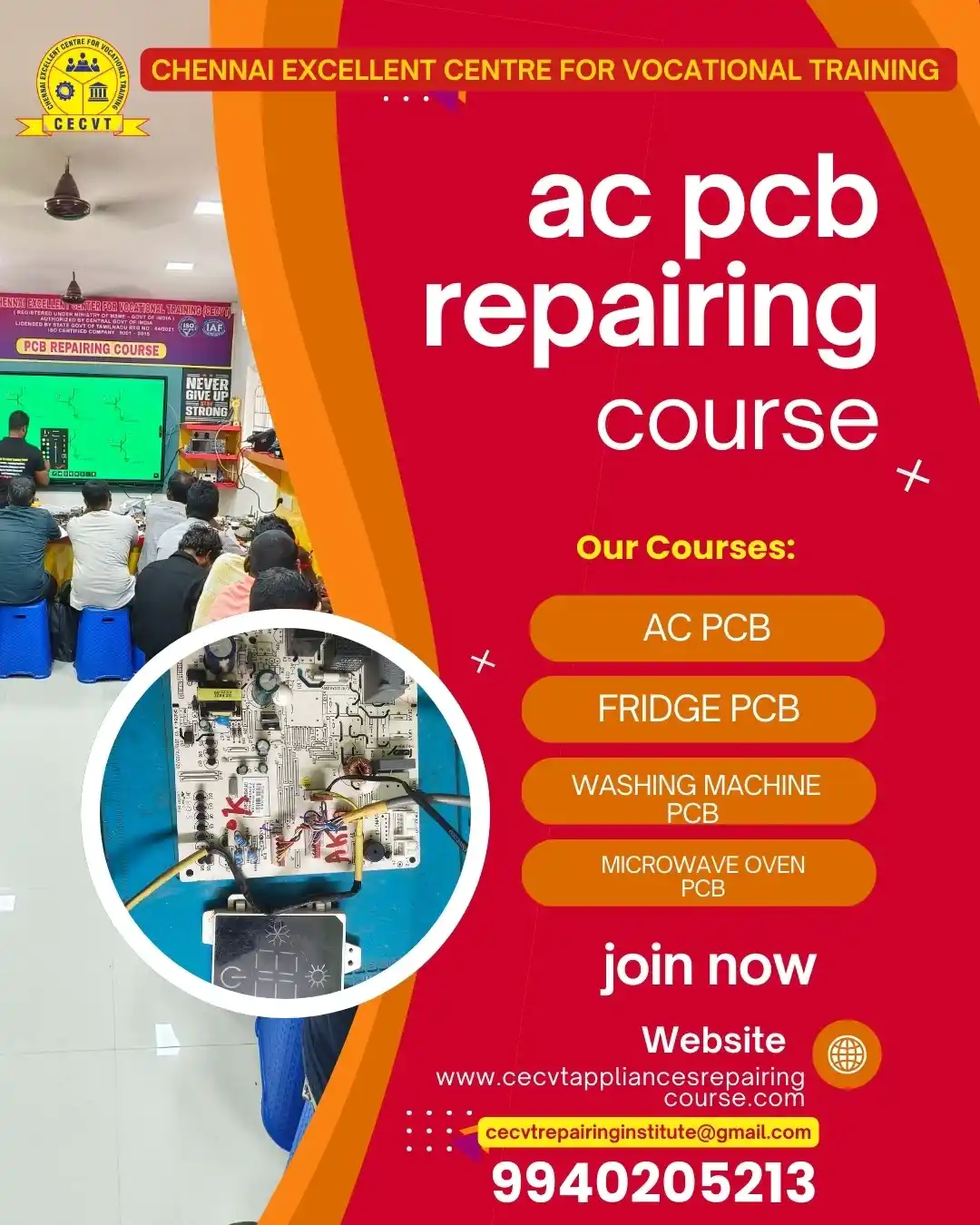 AC PCB Repairing Course in Atarra