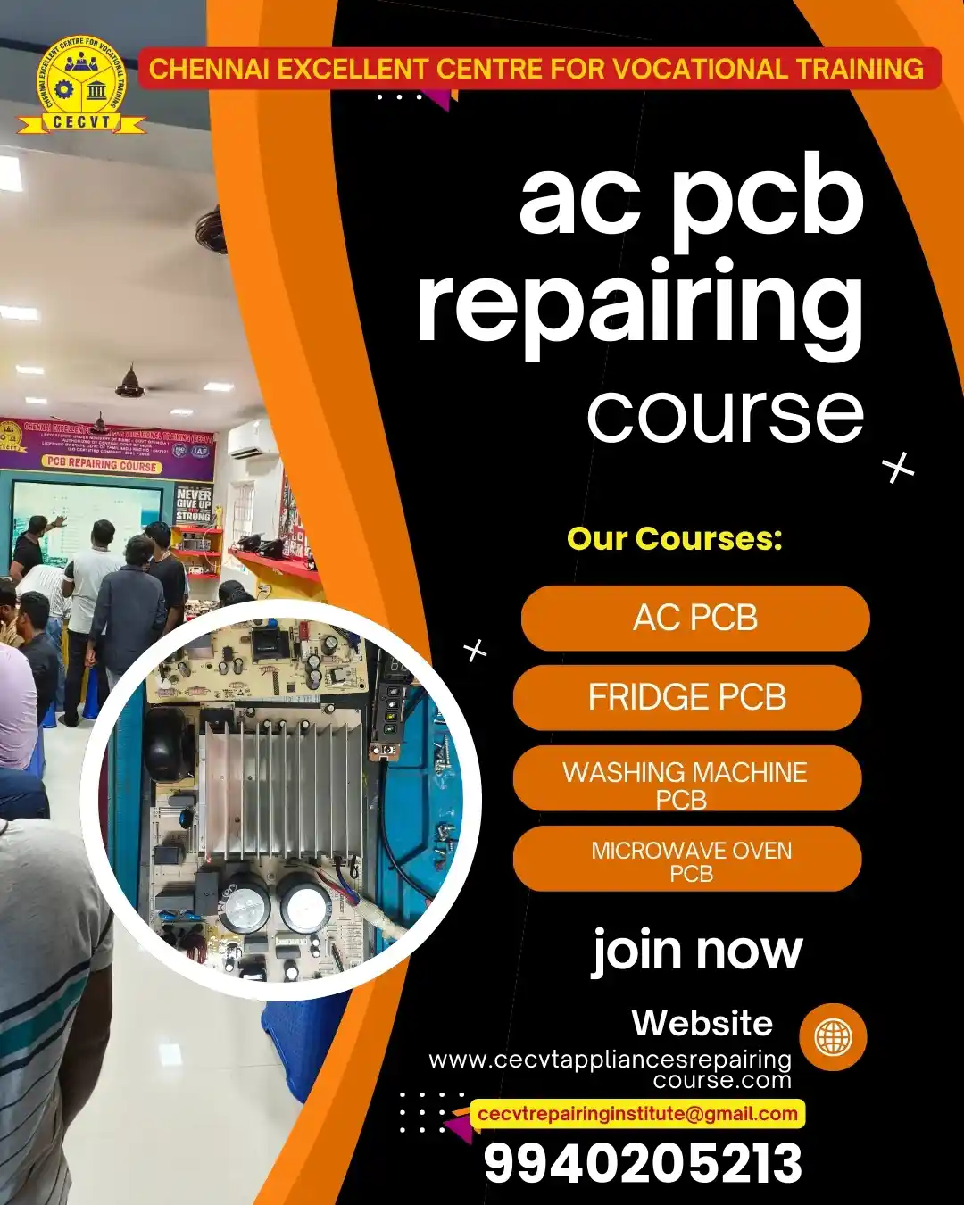 AC PCB Board Mechanic Course in Paschim Bardhaman West Bengal
