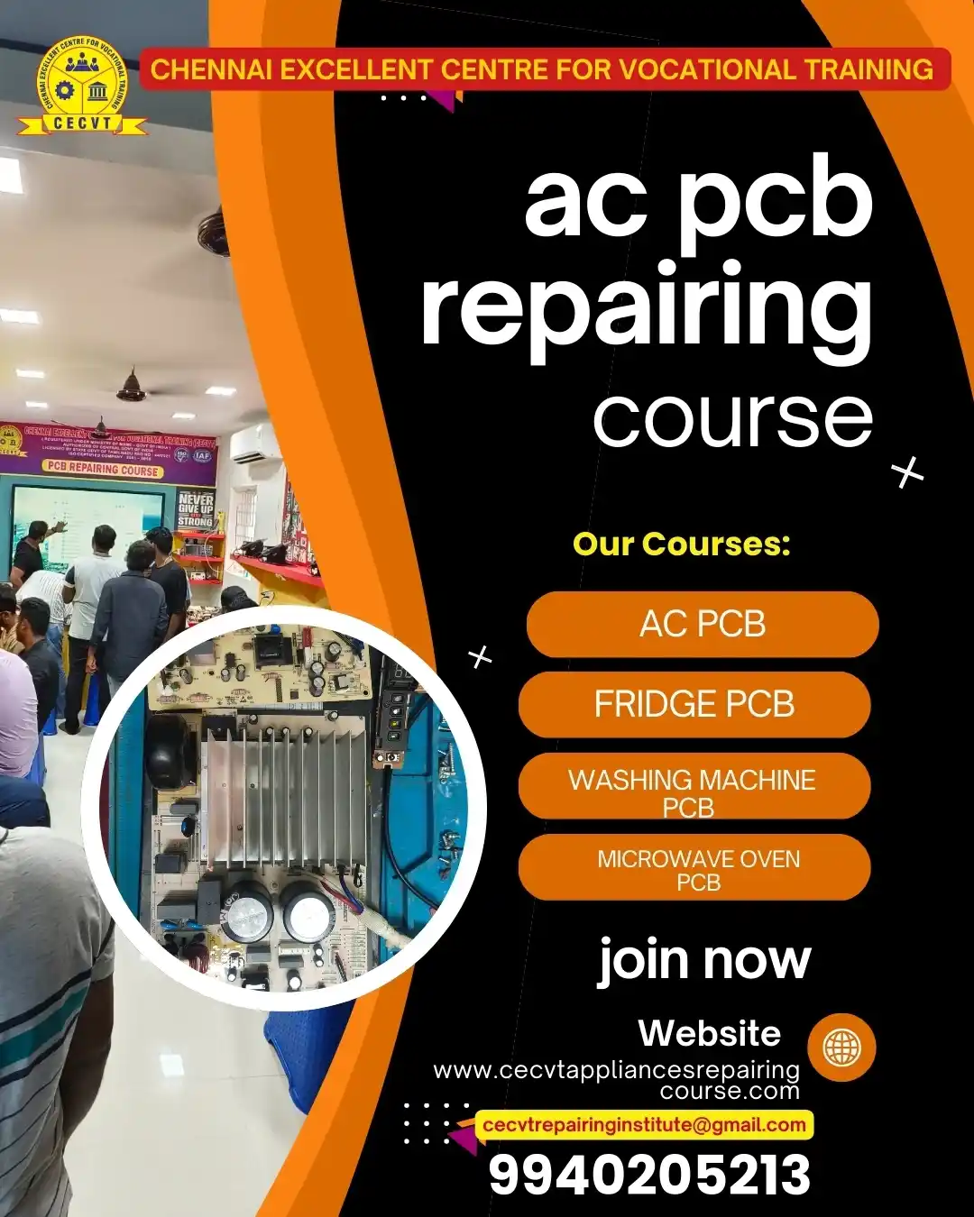 AC PCB Repairing Course in Atarra