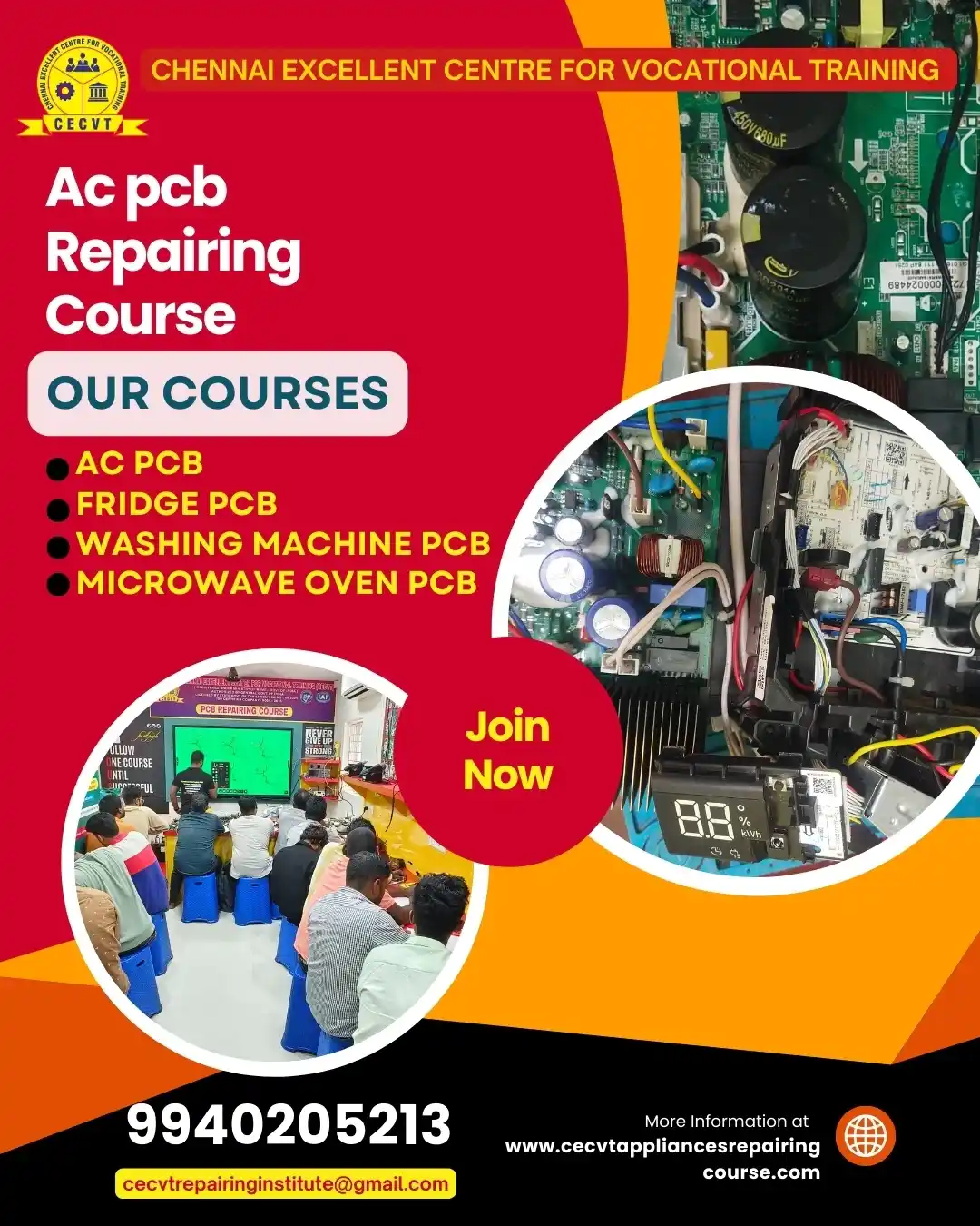 AC PCB Repairing Course in Atasu