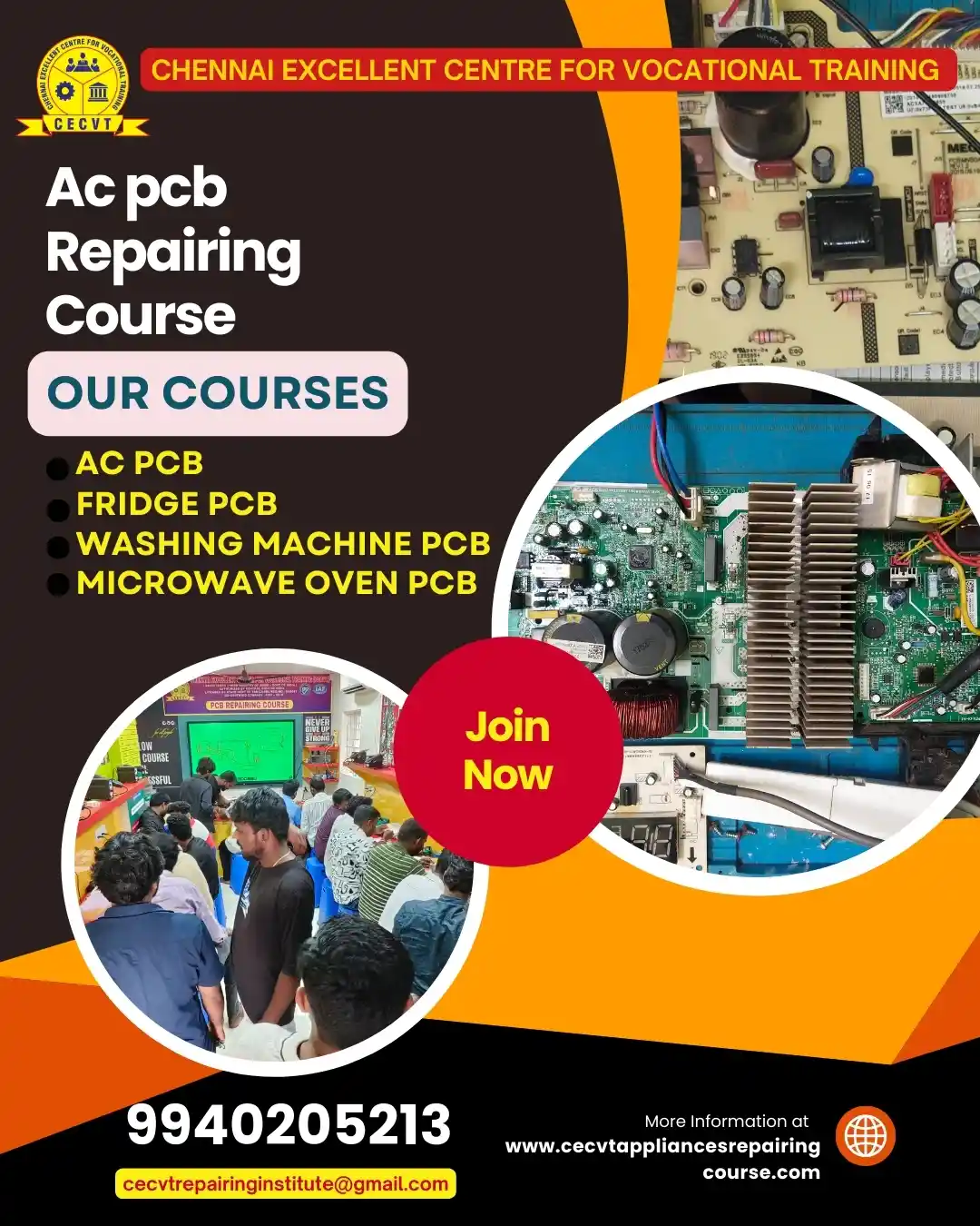 AC PCB Board Mechanic Course in Purba Bardhaman West Bengal