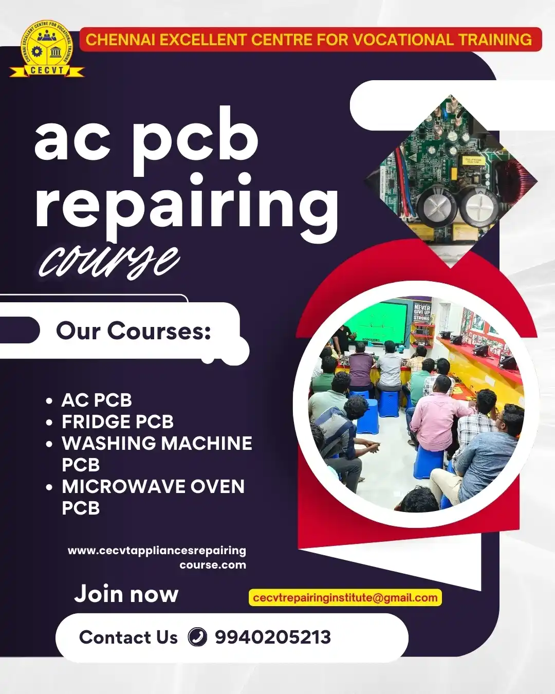 AC PCB Repairing Course in East Kameng, Arunachal Pradesh
