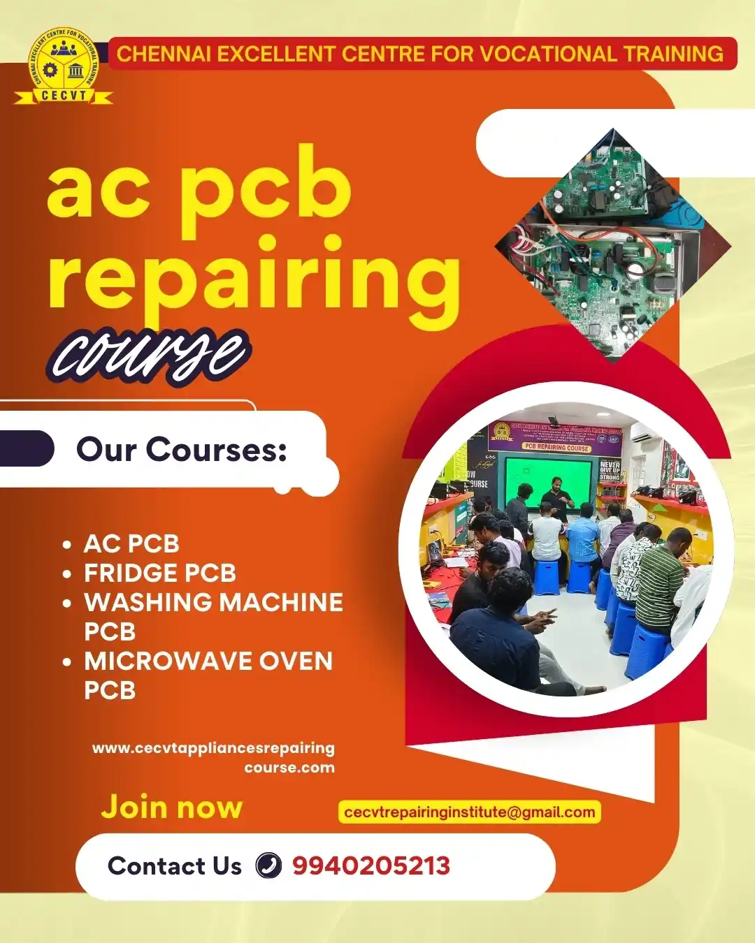 AC PCB Repairing Course in East Kameng, Arunachal Pradesh