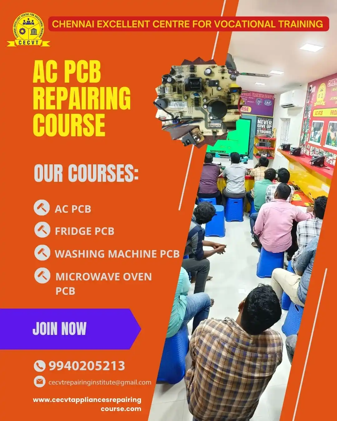 AC PCB Repairing Course in East Kameng, Arunachal Pradesh