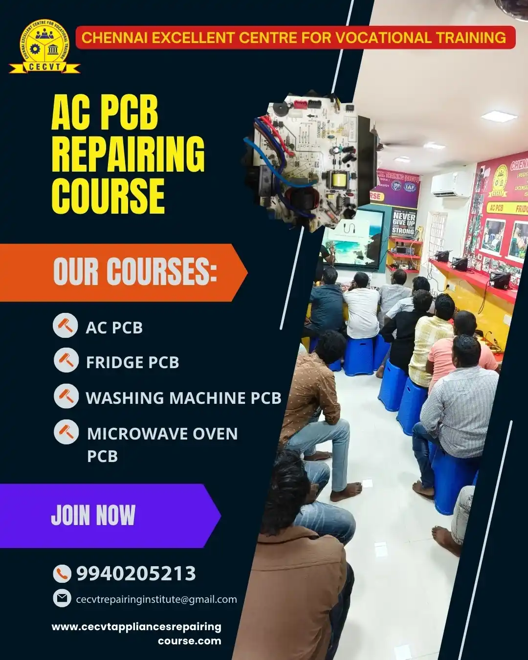 AC PCB Repairing Course in East Siang, Arunachal Pradesh