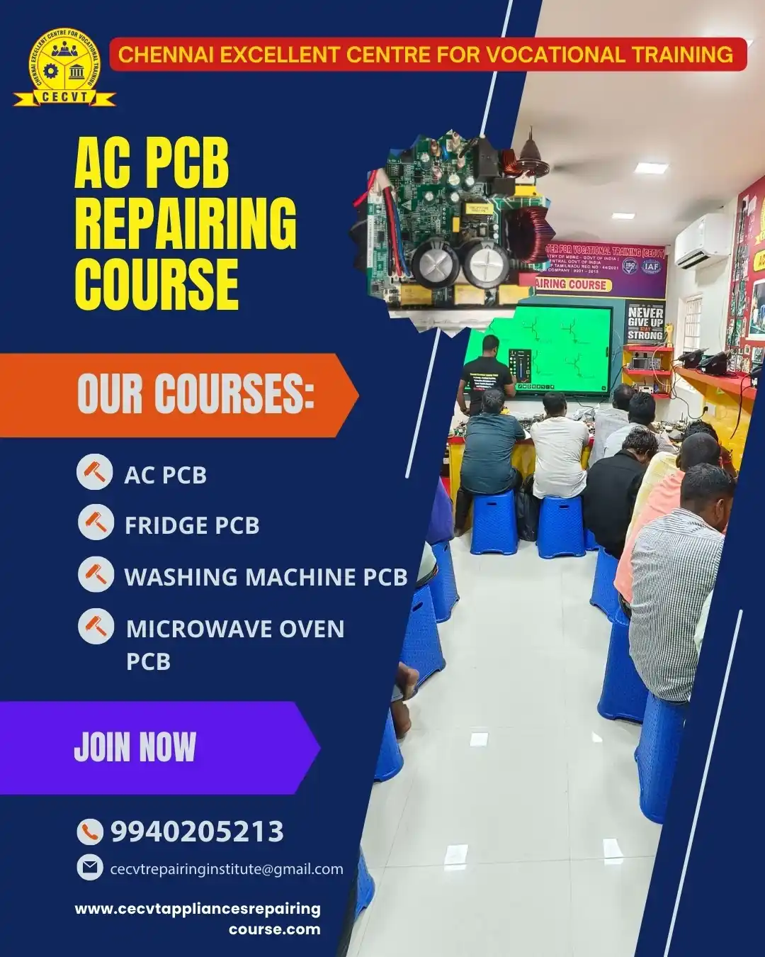 AC PCB Repairing Course in East Siang, Arunachal Pradesh