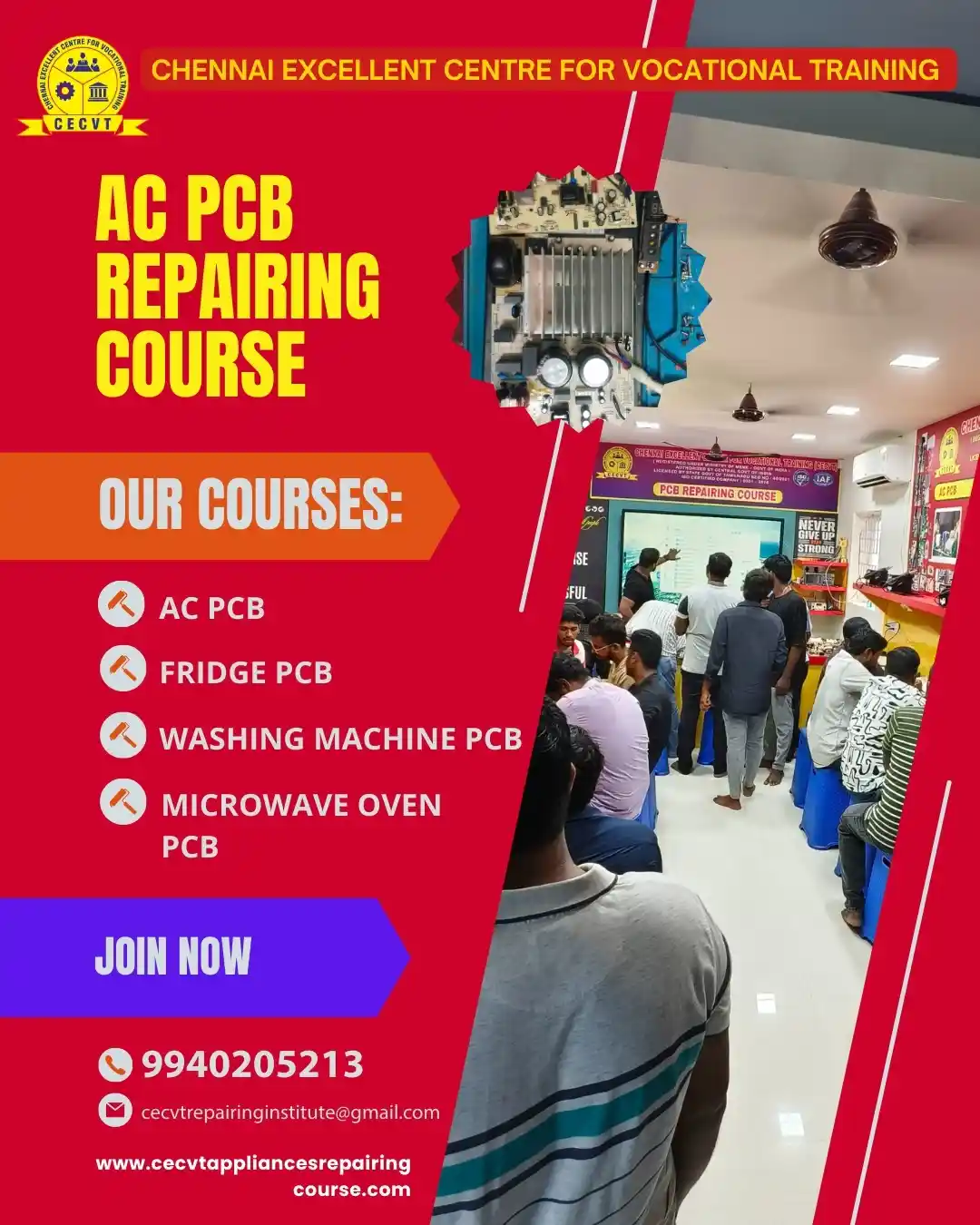 AC PCB Board Mechanic Course in Cooch Behar