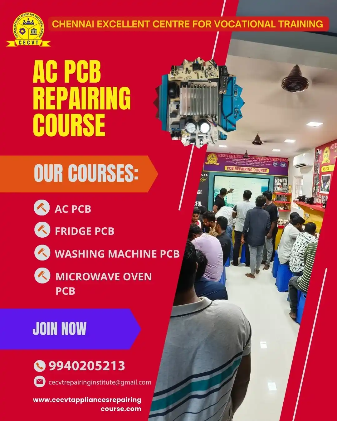AC PCB Repairing Course in East Siang, Arunachal Pradesh