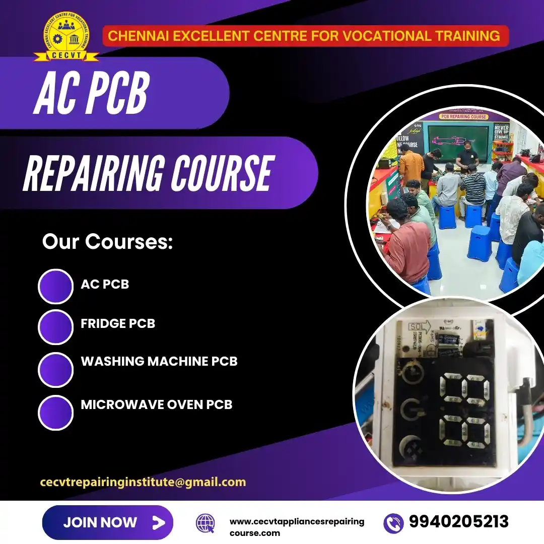AC PCB Board Mechanic Course in Jhunjhunu Rajasthan
