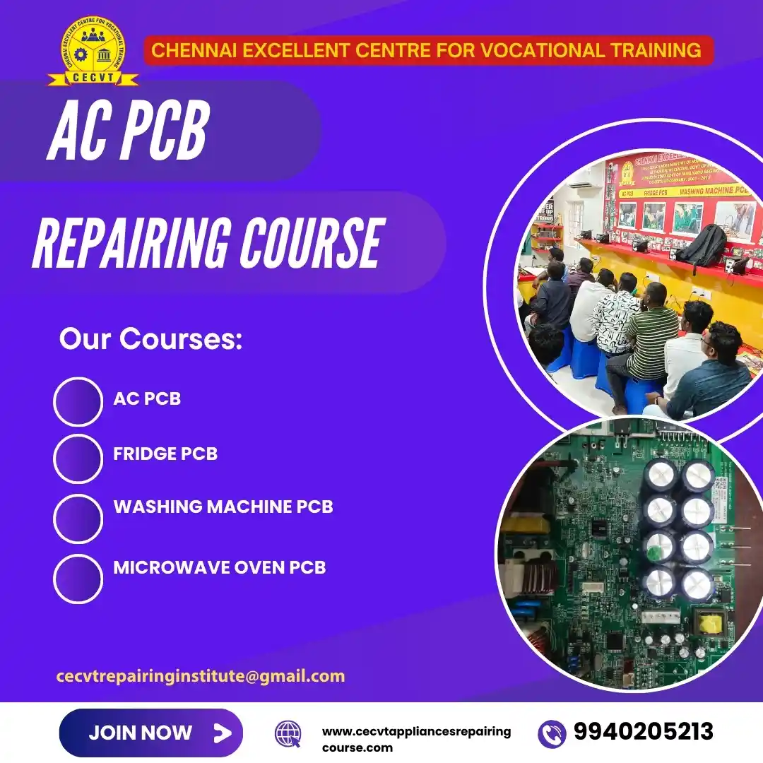 AC PCB Board Mechanic Course in Jhunjhunu Rajasthan