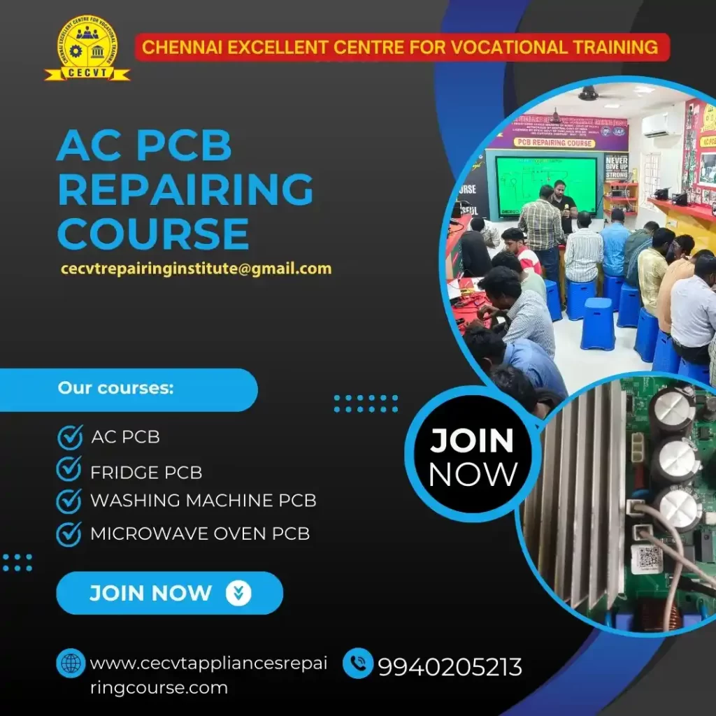 AC PCB Board Mechanic Course in Jhunjhunu Rajasthan