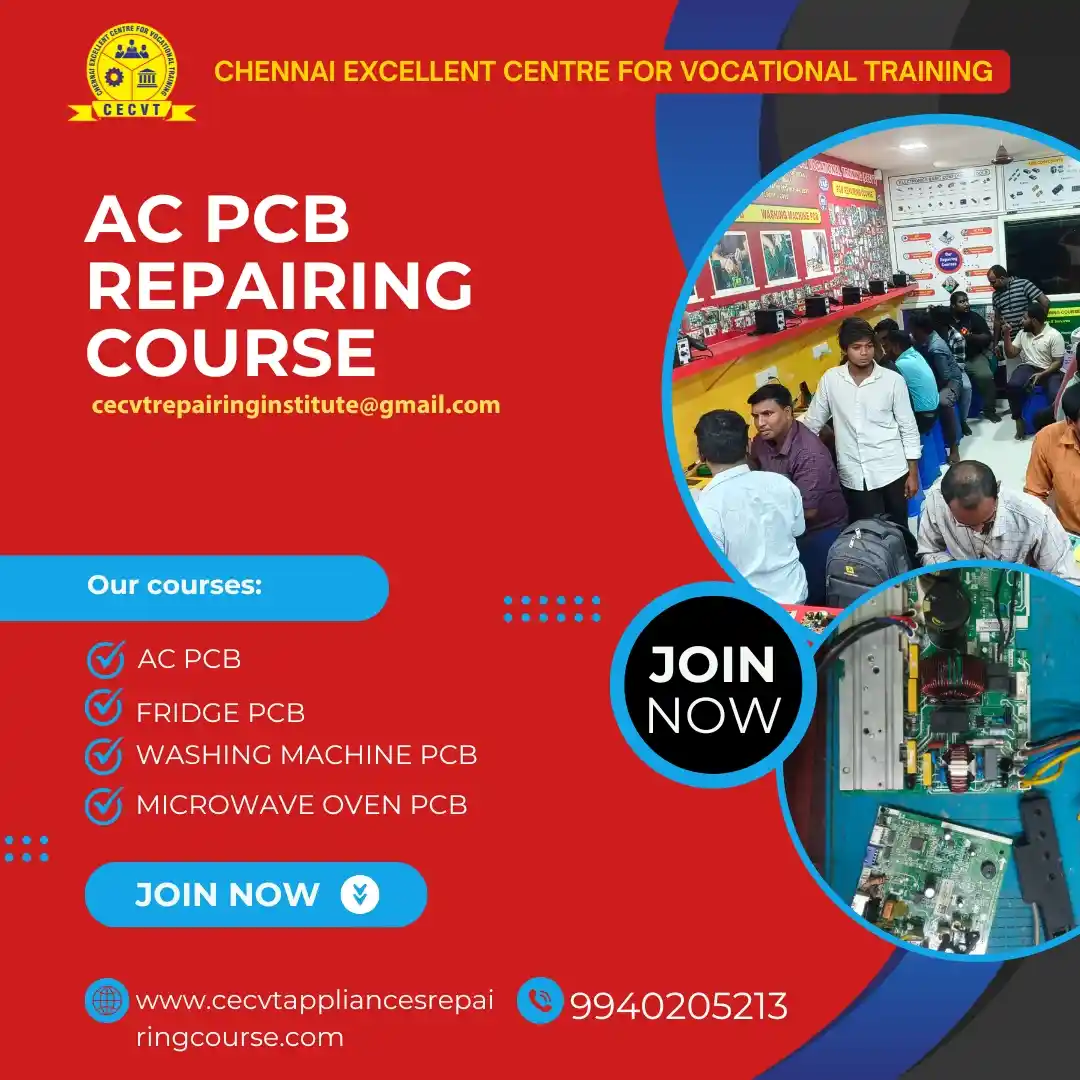 AC PCB Board Mechanic Course in Jhunjhunu Rajasthan