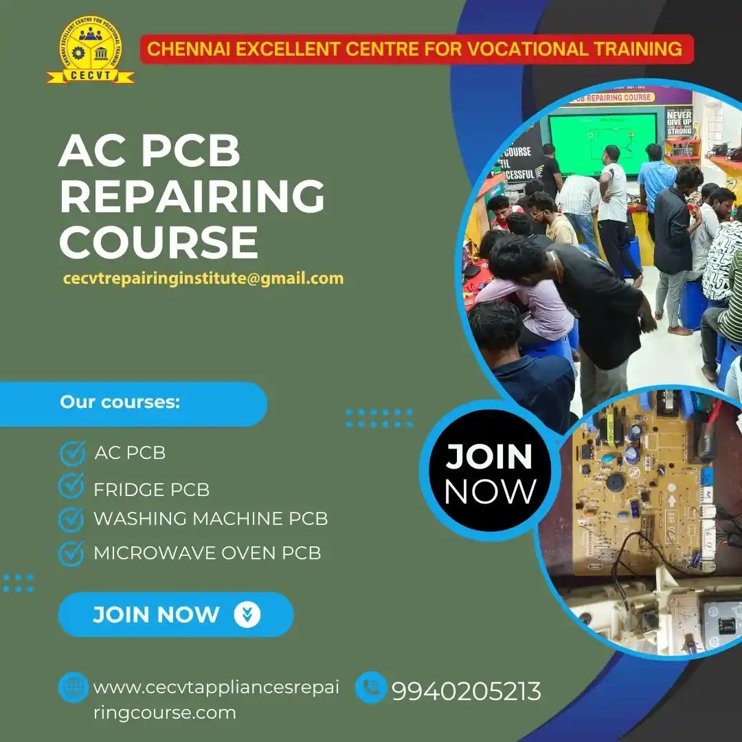 AC PCB Board Mechanic Course in Jhunjhunu Rajasthan