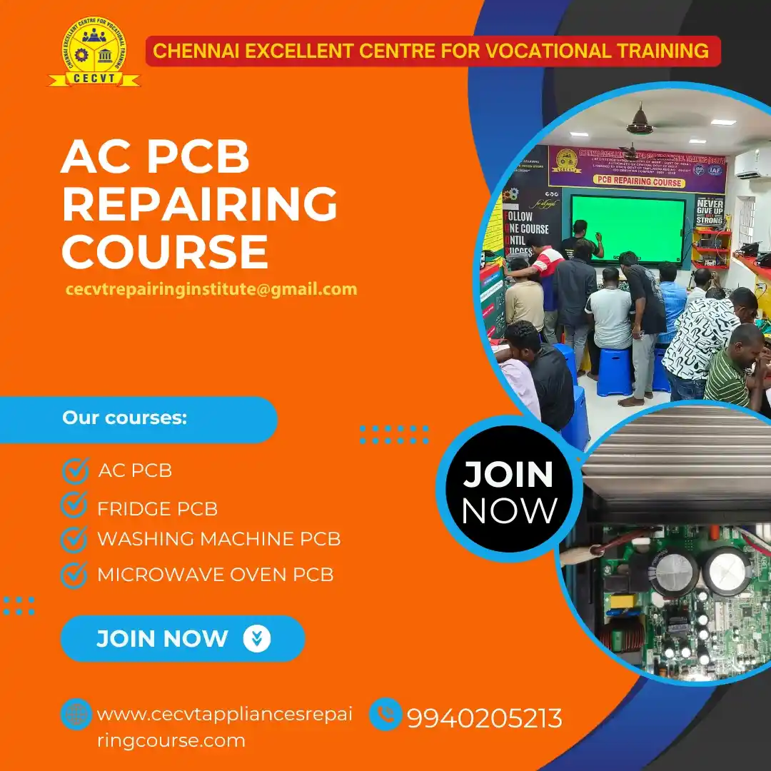 AC PCB Board Mechanic Course in Jhunjhunu Rajasthan