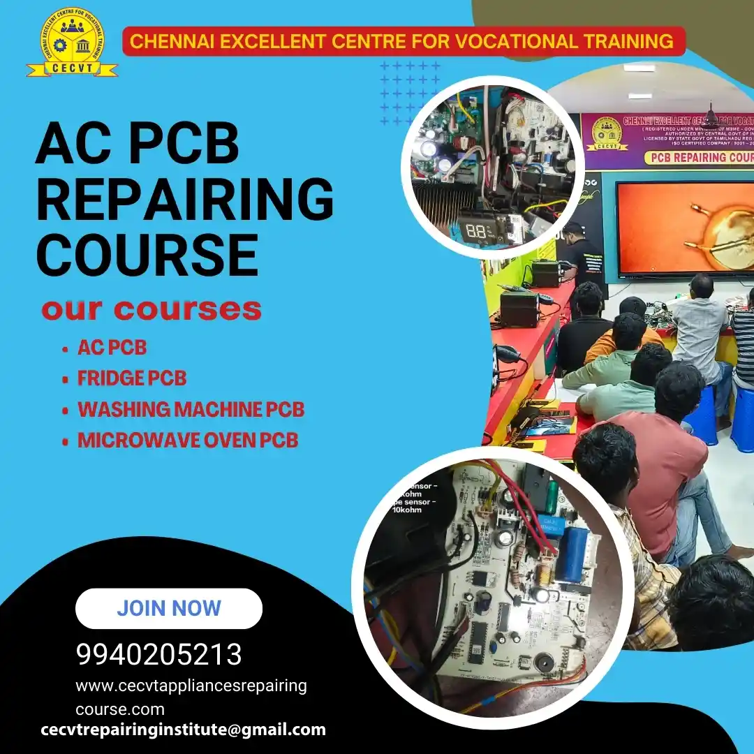AC PCB Board Mechanic Course in Khairthal Tijara Rajasthan