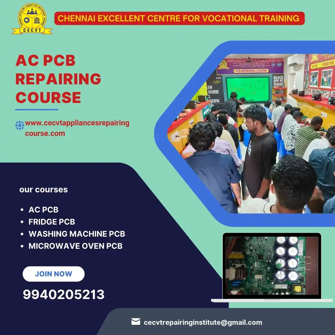 AC PCB Board Mechanic Course in Khairthal Tijara Rajasthan