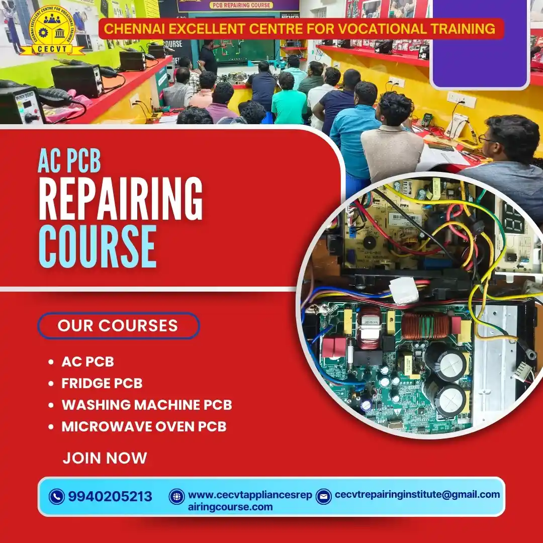 AC PCB Board Mechanic Course in Pratapgarh Rajastha