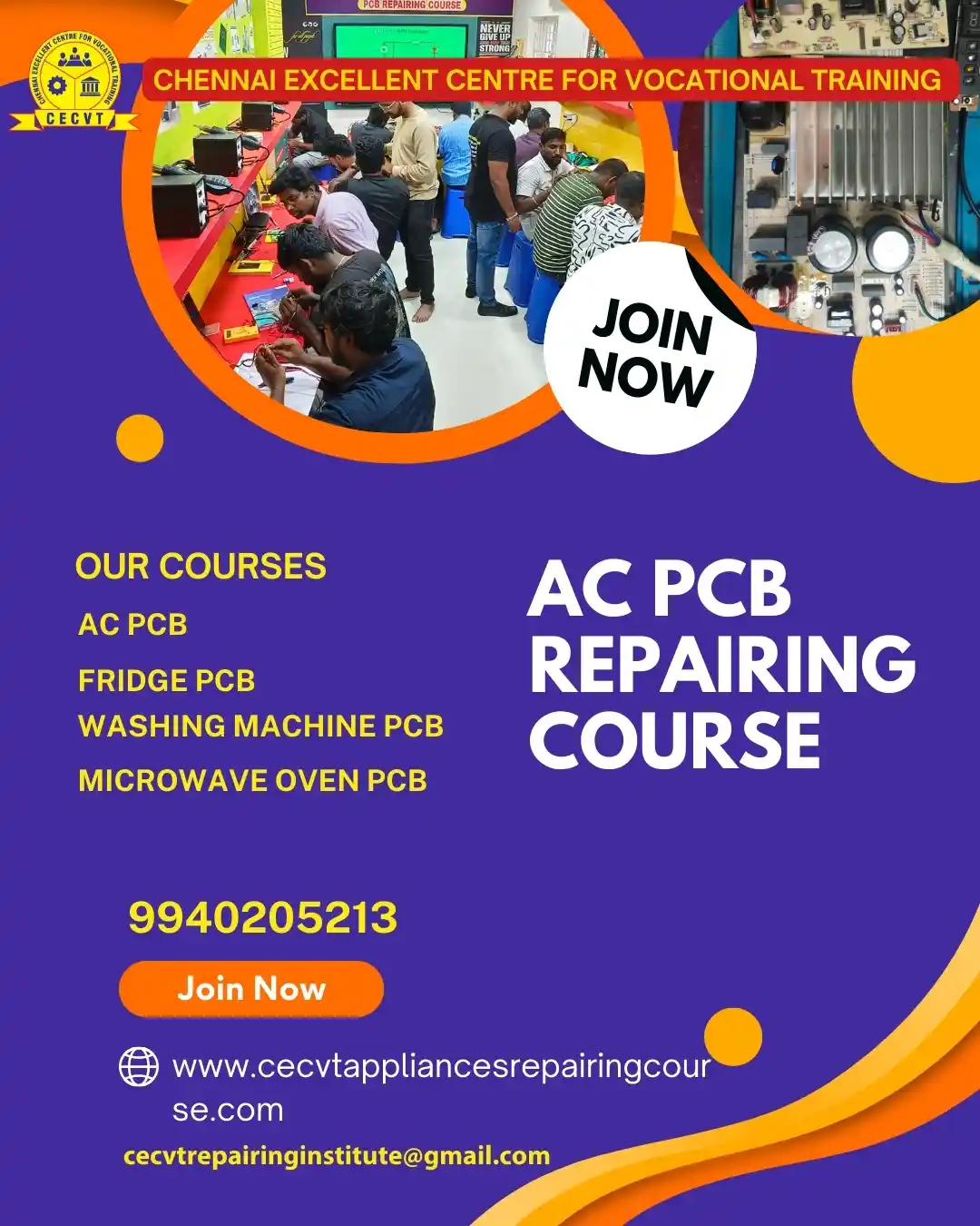 AC PCB Board Mechanic Course in Kaushambi Uttar Pradesh
