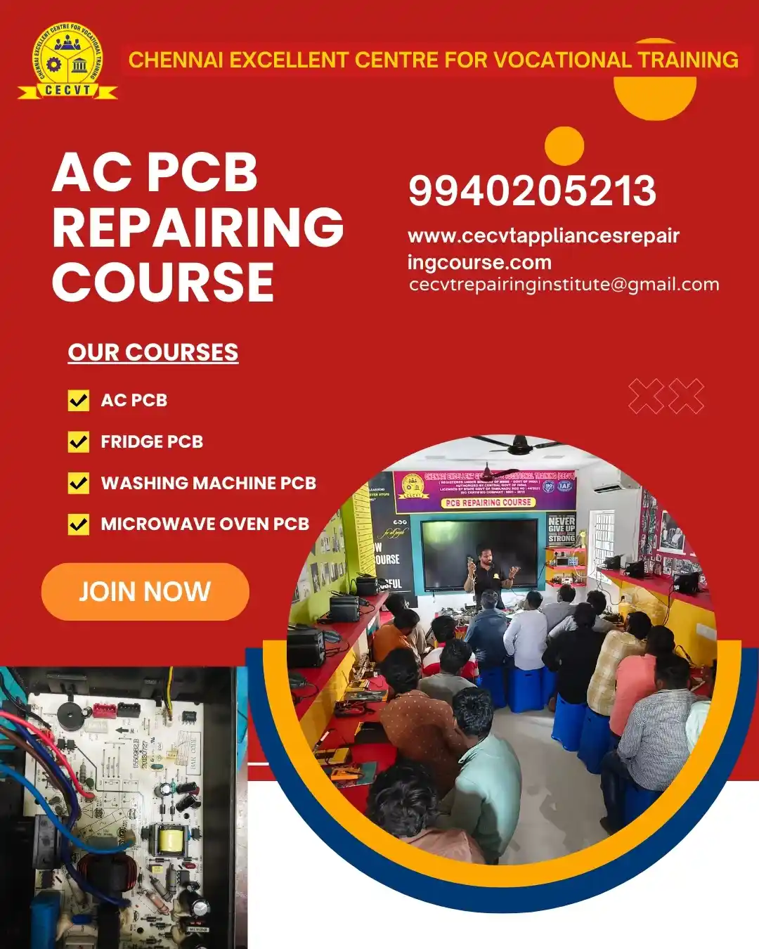 AC PCB Board Mechanic Course in Cuddalore Tamil Nadu