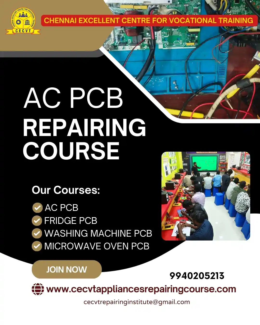 AC PCB Board Mechanic Course in Fatehpur Uttar Pradesh