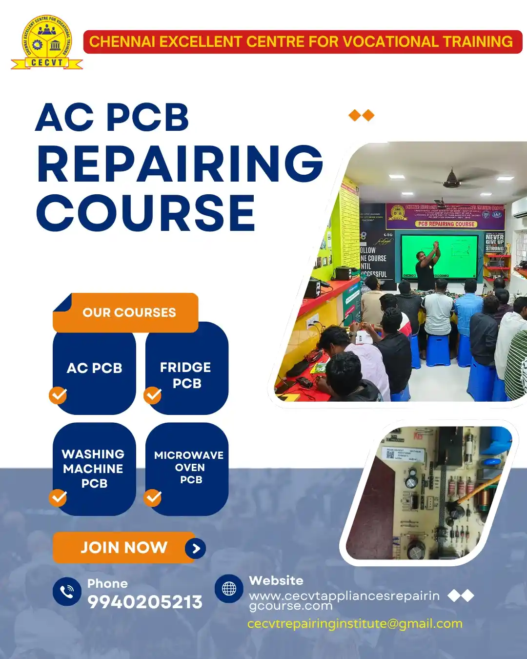 AC PCB Board Mechanic Course in Sitapur Uttar Pradesh