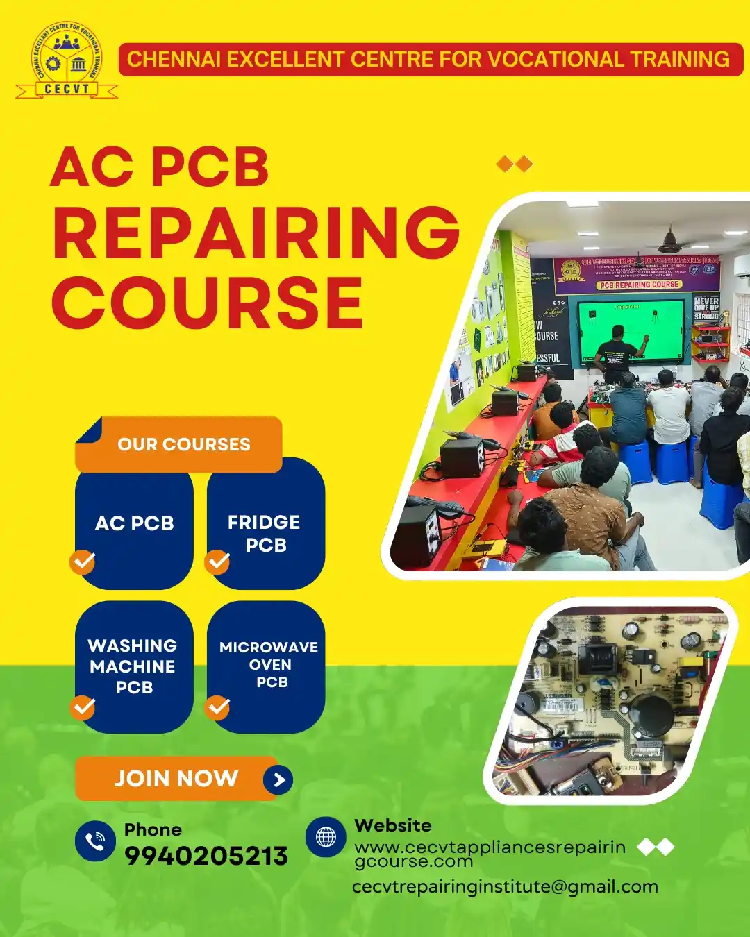 AC PCB Board Mechanic Course in Sitapur Uttar Pradesh