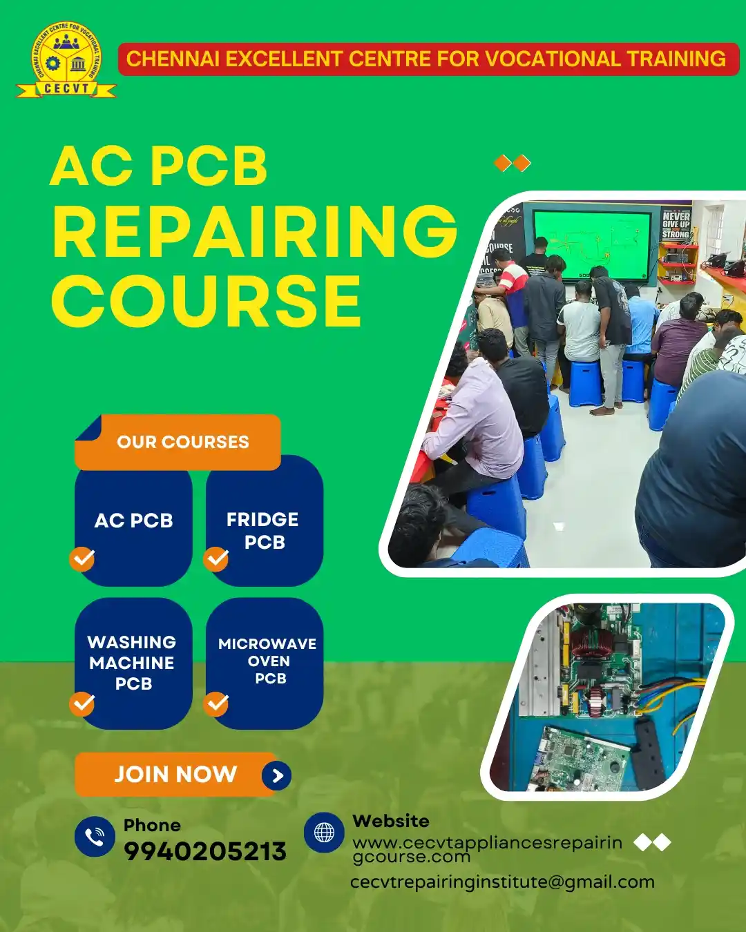 AC PCB Board Mechanic Course in Sitapur Uttar Pradesh