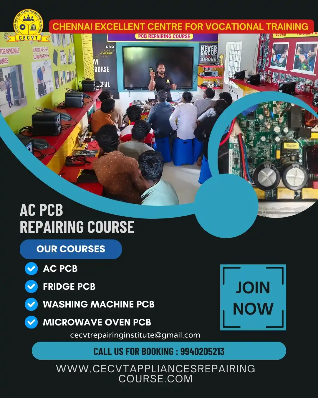 AC PCB Board Mechanic Course in Sitapur Uttar Pradesh