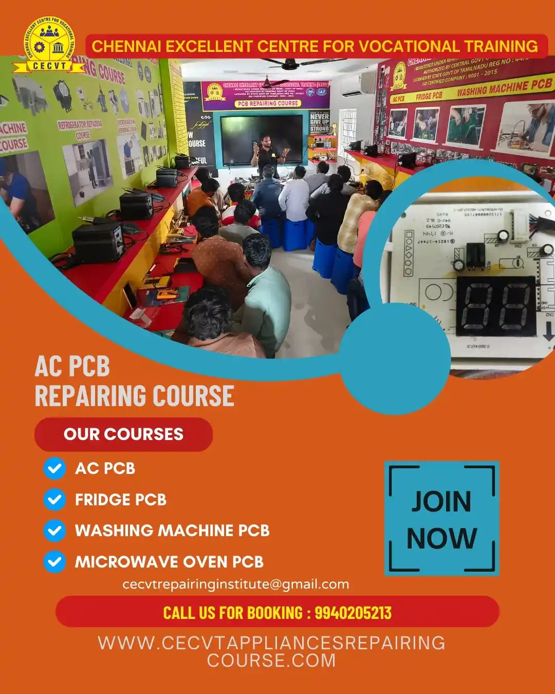 AC PCB Board Mechanic Course in Siddharthnagar Uttar Pradesh