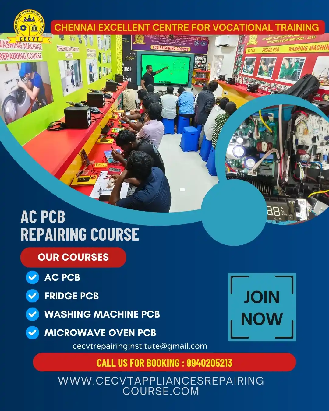 AC PCB Board Mechanic Course in Siddharthnagar Uttar Pradesh