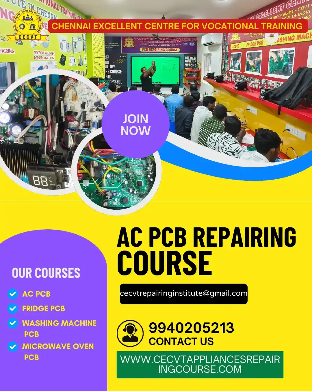 AC PCB Board Mechanic Course in Raebareli Uttar Pradesh