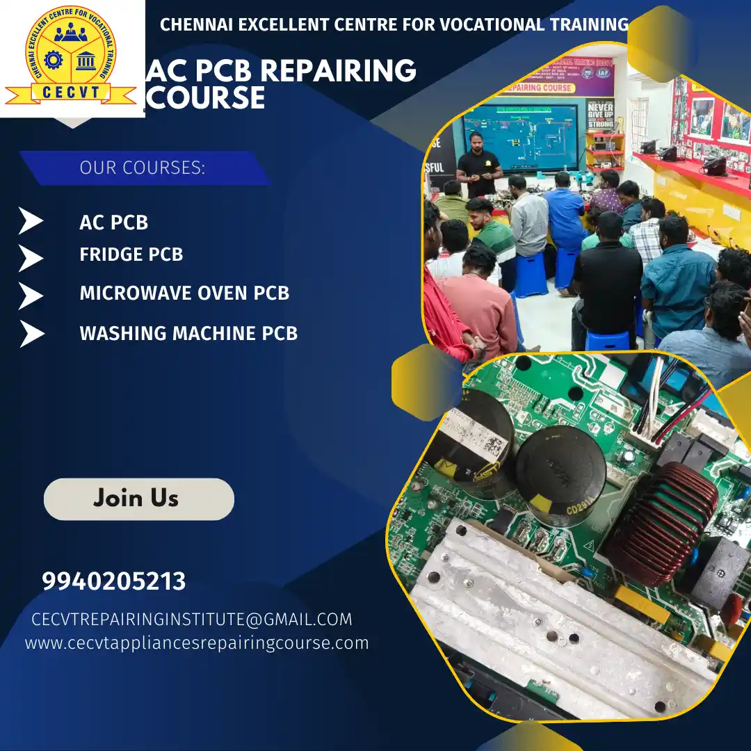 AC PCB Board Mechanic Course in Appliances PCB Repairing Course in Perambalur Tamil Nadu