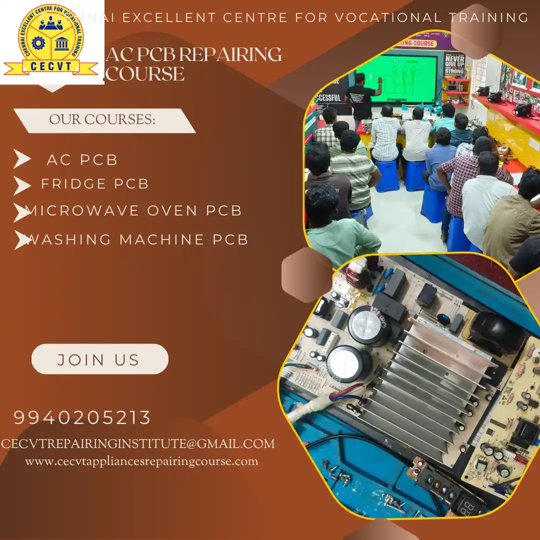 AC PCB Board Mechanic Course in Appliances PCB Repairing Course in Perambalur Tamil Nadu
