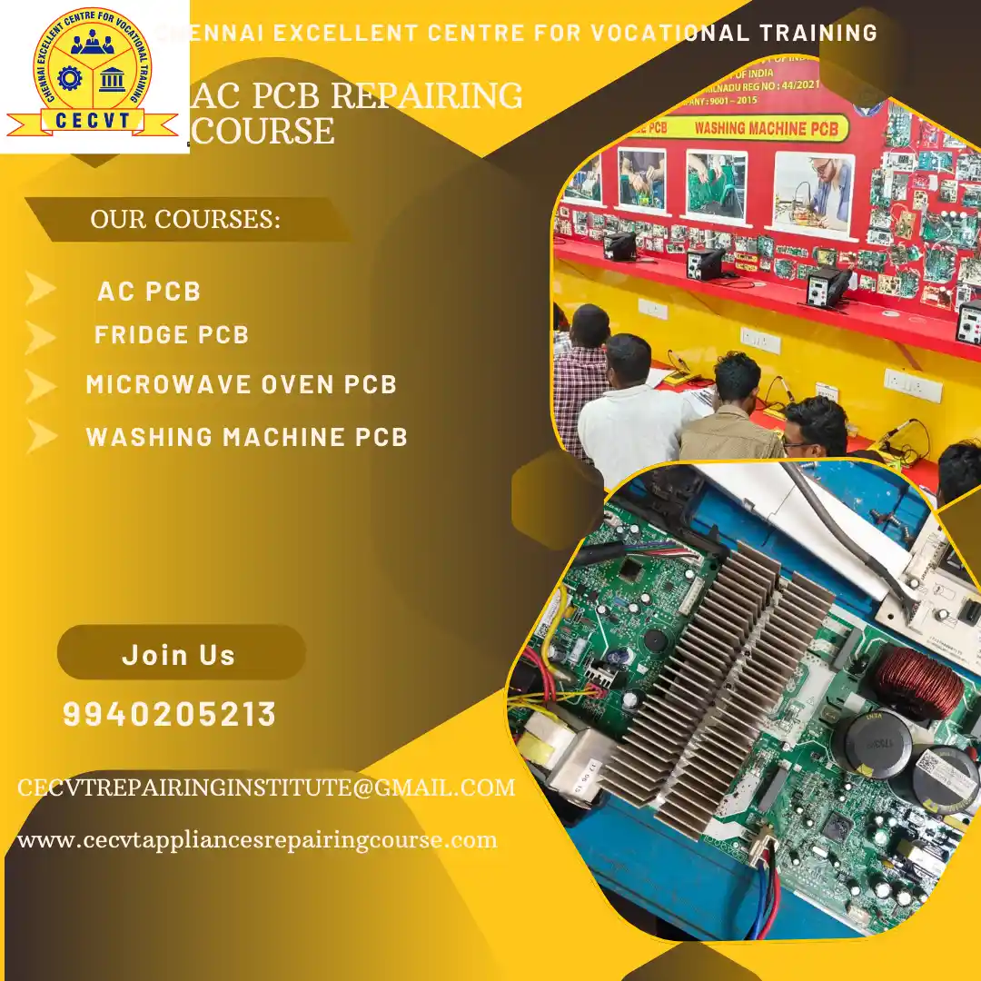 AC PCB Board Mechanic Course in Appliances PCB Repairing Course in Perambalur Tamil Nadu