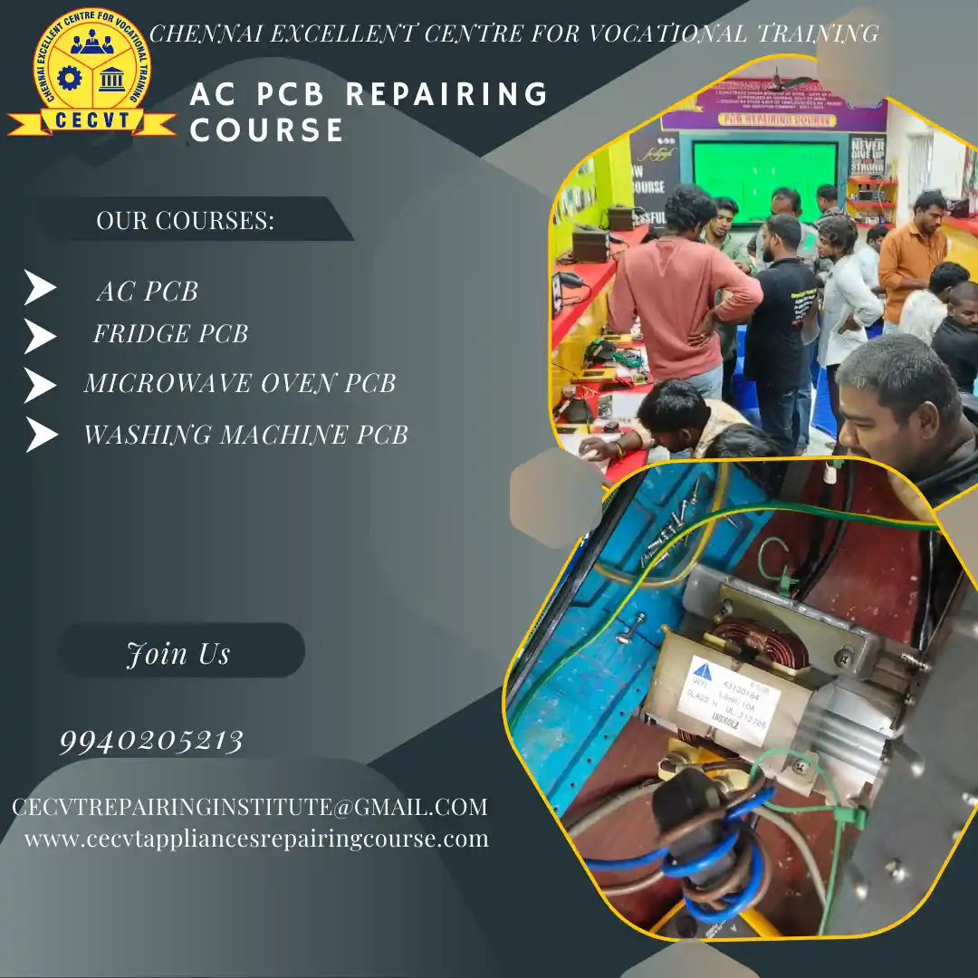 AC PCB Board Mechanic Course in Appliances PCB Repairing Course in Perambalur Tamil Nadu