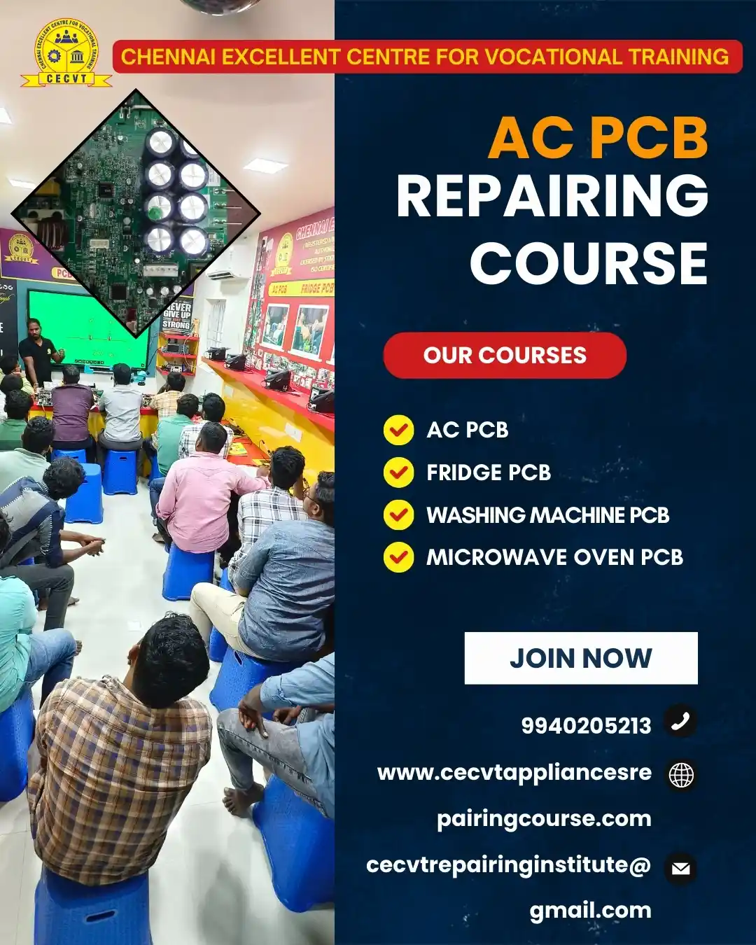 AC PCB Board Mechanic Course in Serchhip Mizoram