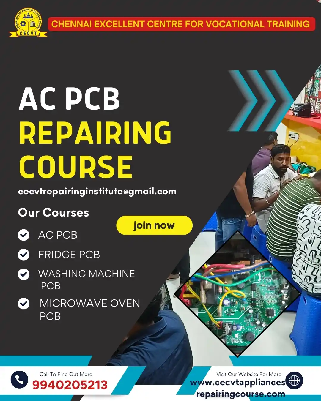 AC PCB Board Mechanic Course in Sambalpur Odisha